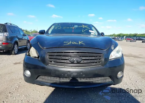 2012 Infiniti M37X z USA, uszkodzony, nr VIN JN1BY1AR7CM390485